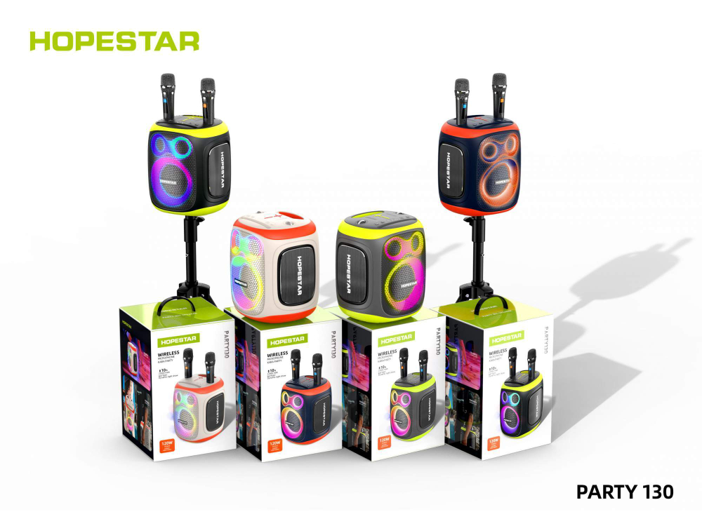 Портативная колонка Hopestar Party 130 Gray