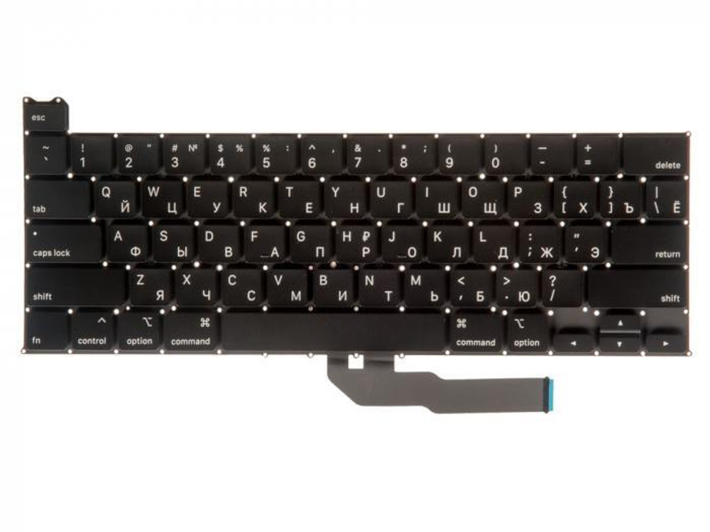 Клавиатура для Apple MacBook Pro 13 Retina A2251 Mid 2020 прямой Enter RUS