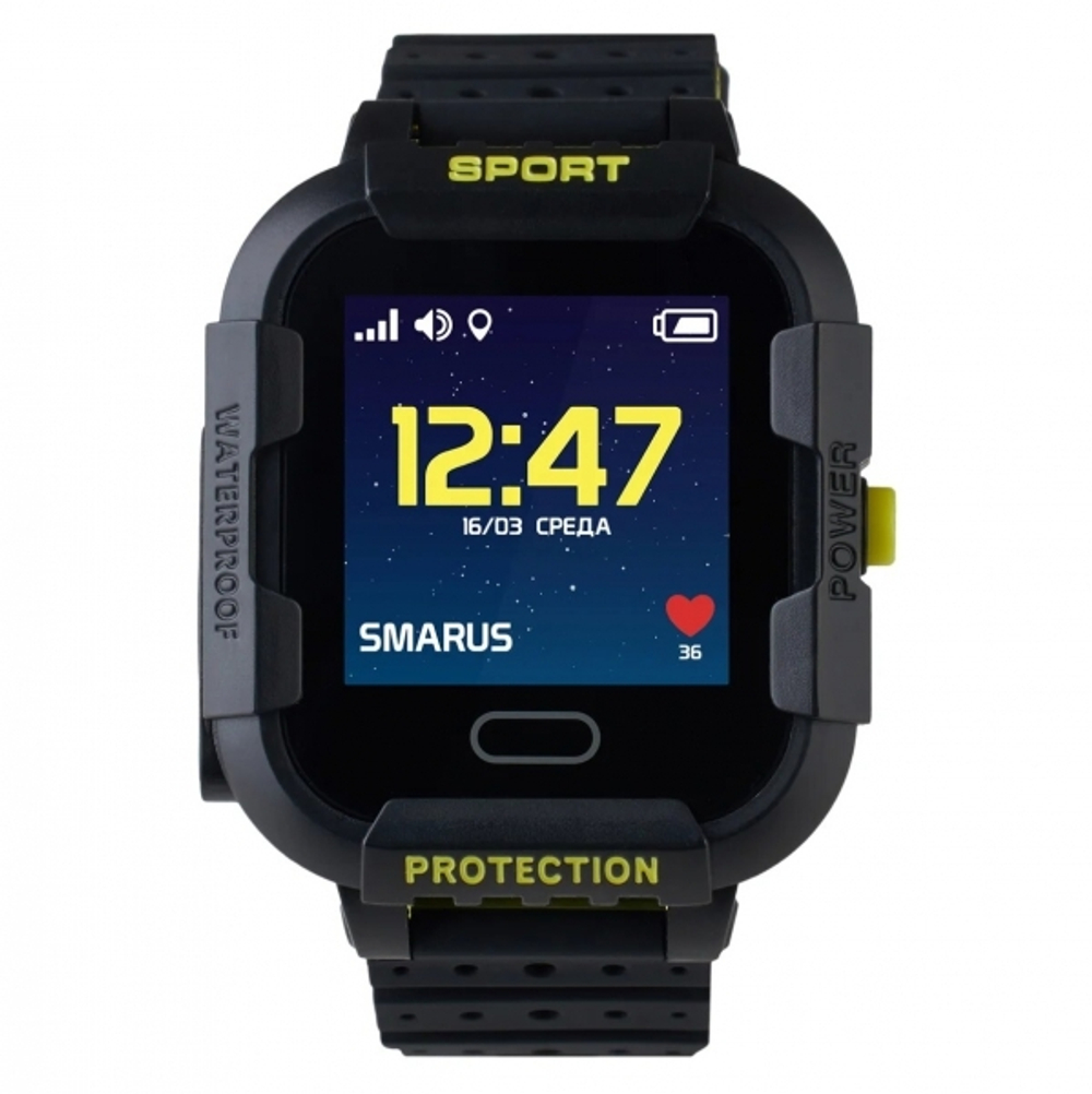 Детские смарт-часы Smarus kids K6 черные