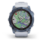 Умные часы Garmin Fenix 7X Sapphire Solar, голубой