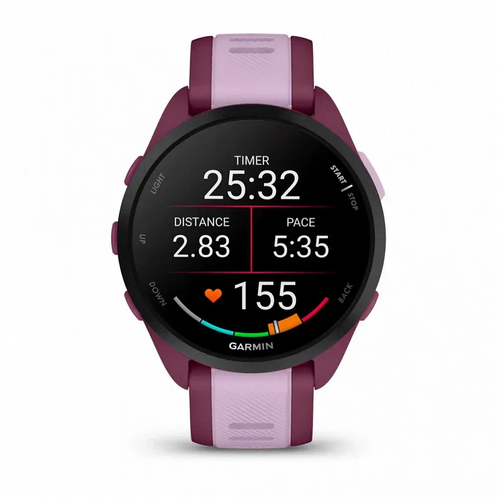 Смарт-часы Garmin Forerunner 165  красный (010-02863-33)