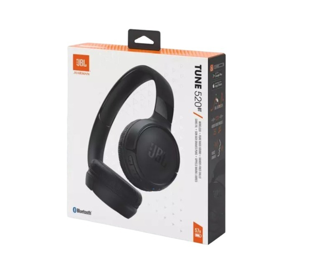 Беспроводные наушники JBL TUNE 520BT Black