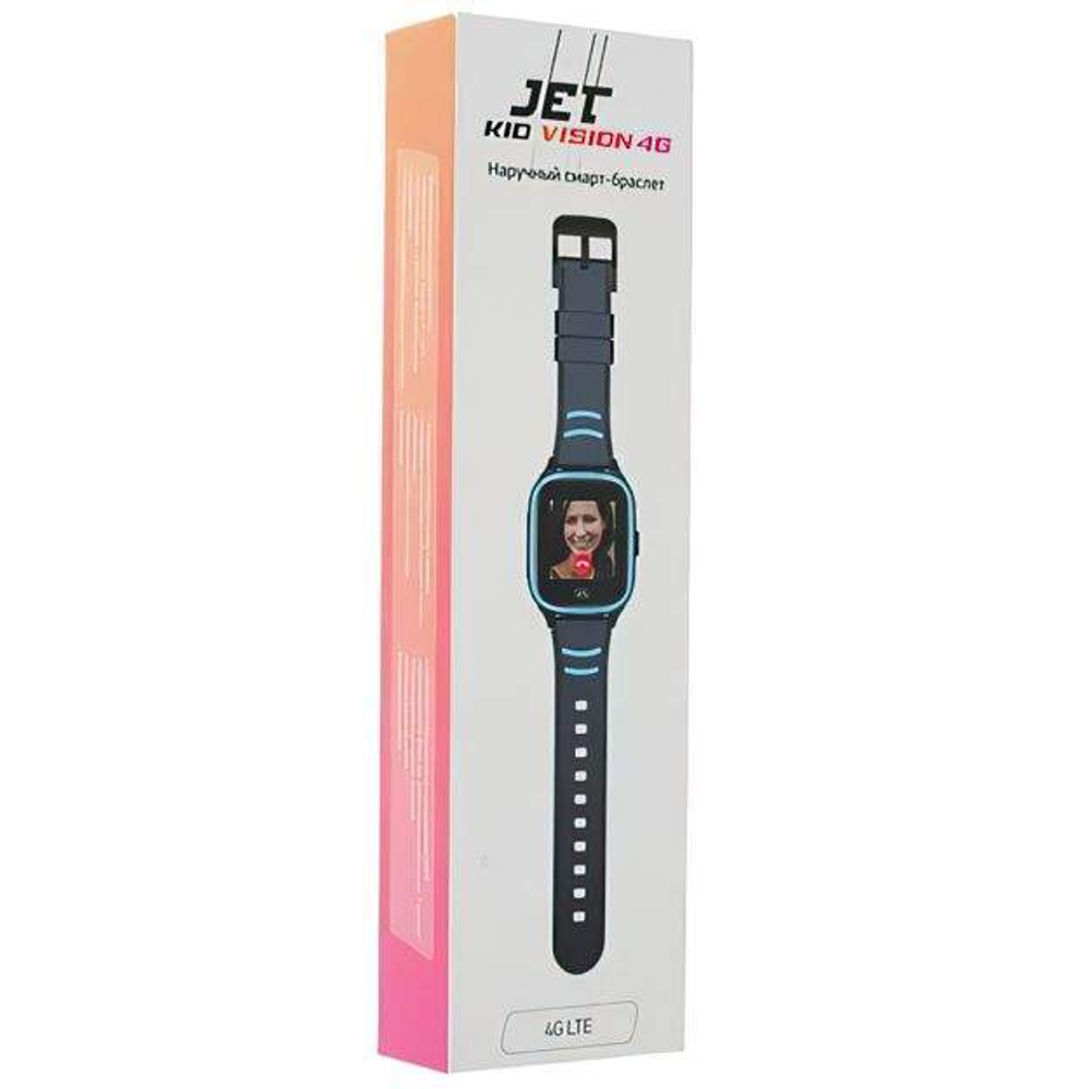 Часы-телефон JET Kid Vision 4G детские, голубые