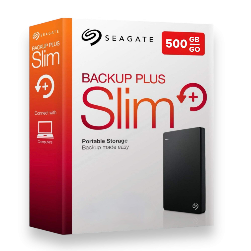 Внешний жесткий диск Seagate  Backup Plus Slim SRD00F1 500Gb