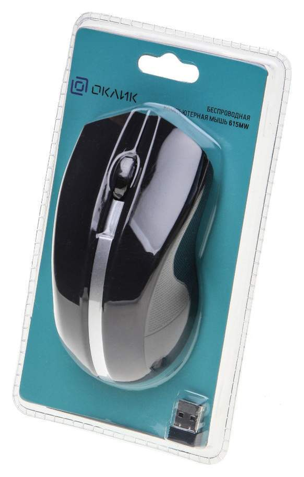 Беспроводная мышь OKLICK 615MW Gray/Black