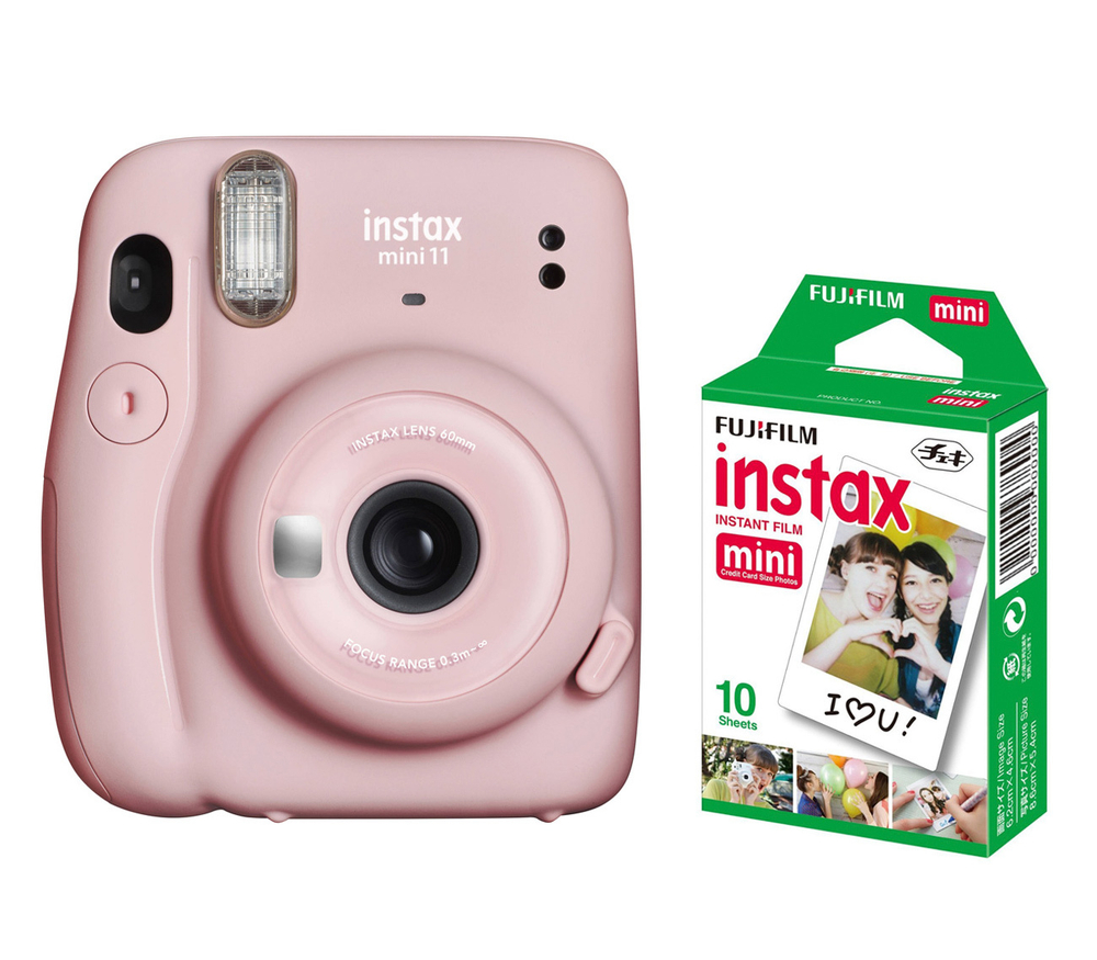 Фотоаппарат моментальной печати Fujifilm Instax Mini 11 Dusty Rose + картридж 10 фото