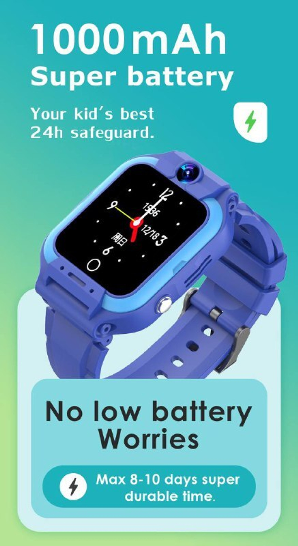 Детские смарт-часы ForAll Smart Kids Watch C7 розовый