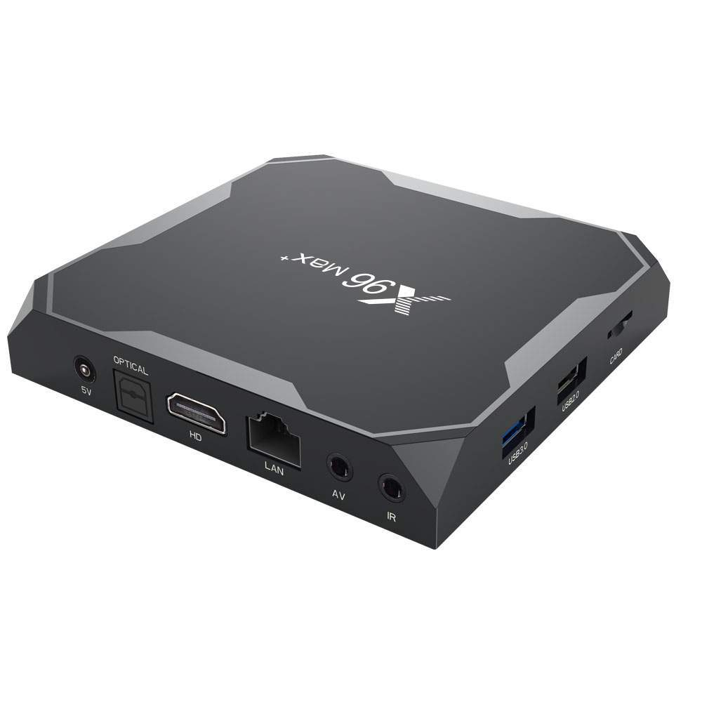 Смарт ТВ приставка DGMedia X96 Max+, Андроид медиаплеер 4/32 Gb, Amlogic S905X3