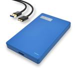 Внешний жесткий диск TLC Slim Portable, Портативный HDD 2,5" 320 Gb USB 3.0, Синий