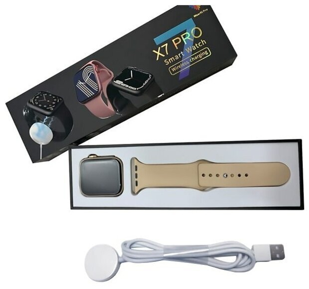 Смарт-часы KUPLACE Smart Watch X7 Pro 45mm золотой