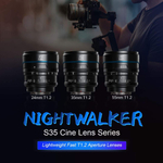 Объектив Sirui Nightwalker 55mm T1.2 S35 E-mount Grey MS55E-G (29904)