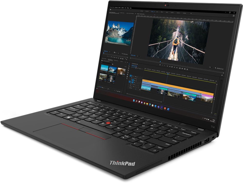 Ноутбук Lenovo ThinkPad T14 Gen 4 черный (21HESDXN00)