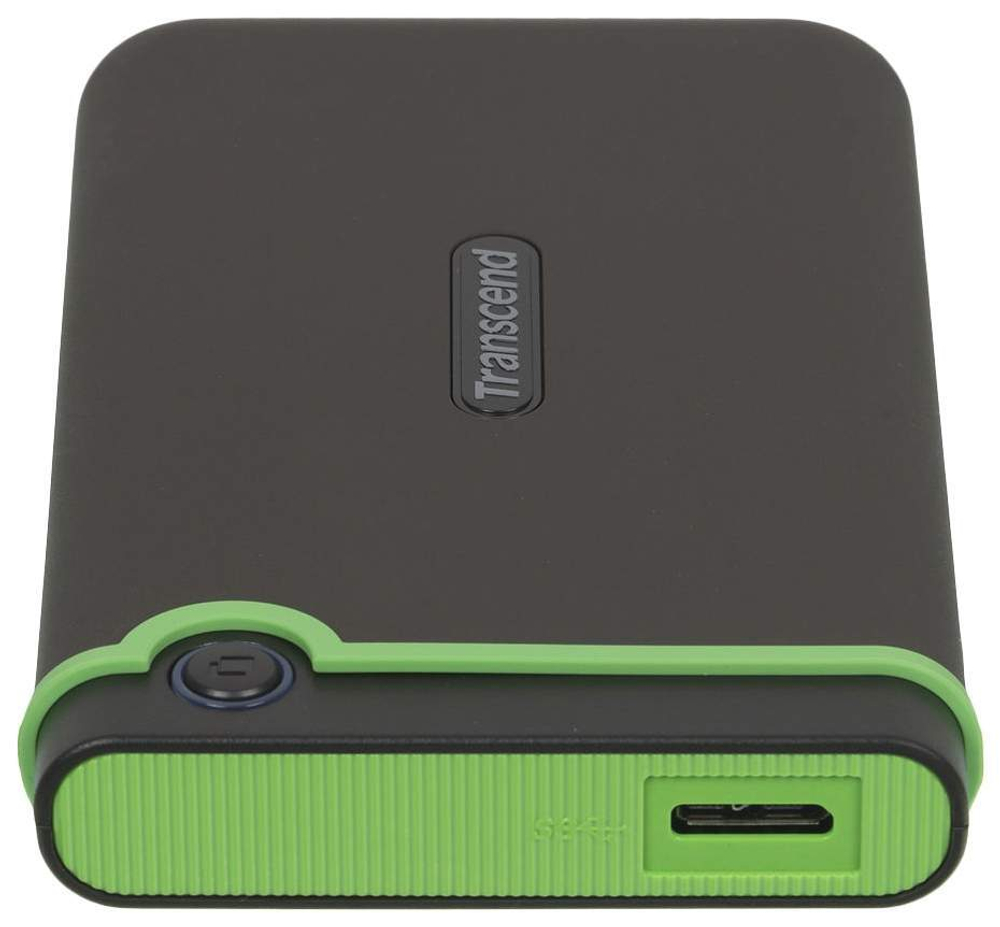Внешний диск HDD Transcend StoreJet 2TB Green/Black (TS2TSJ25M3)