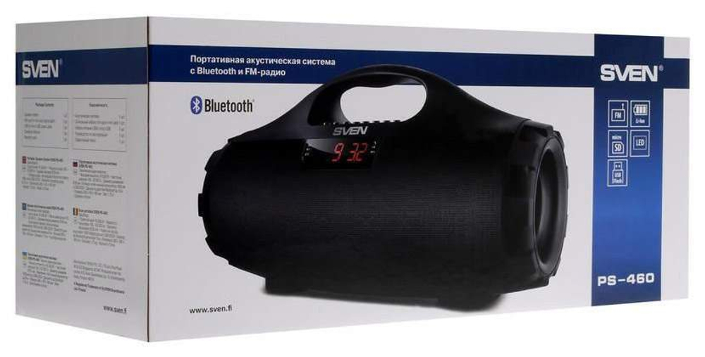 Портативная колонка Sven PS-460 Black