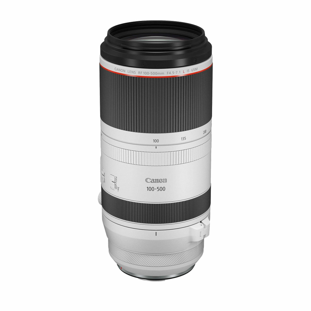 Объектив Canon RF 100-500mm f/4.5-7.1 L IS USM белый