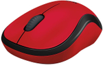 Беспроводная мышь Logitech M220 Silent красный (910-004897)