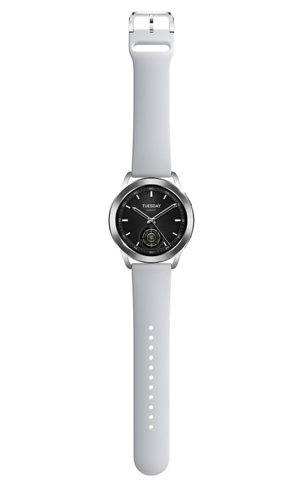 Смарт-часы Xiaomi Watch S3 серебристый/белый (BHR7873GL)