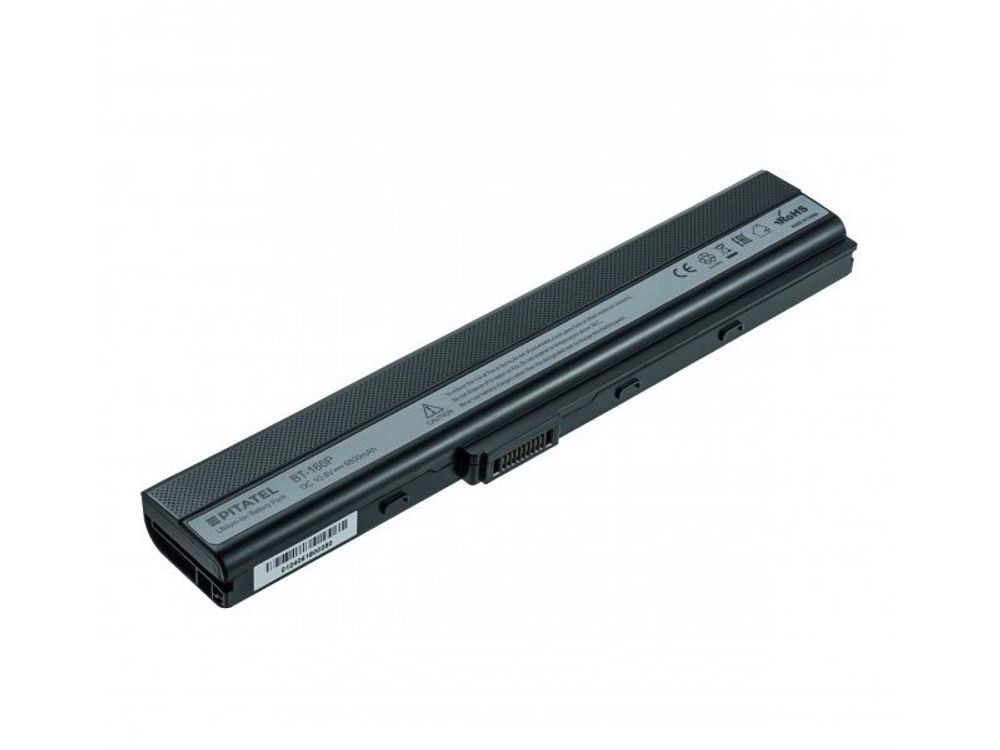 Аккумулятор для Asus A32-K42, A32-K52, A32-N82 6800mAh