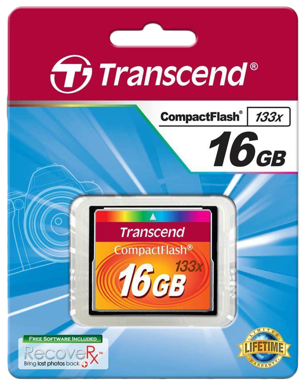 Карта памяти Transcend Compact Flash Ultra TS16GCF133 16GB