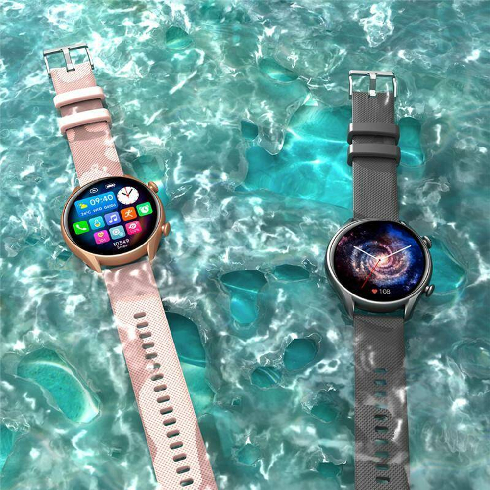 Умные часы Colmi i20 Silicone Strap Gold-Pink