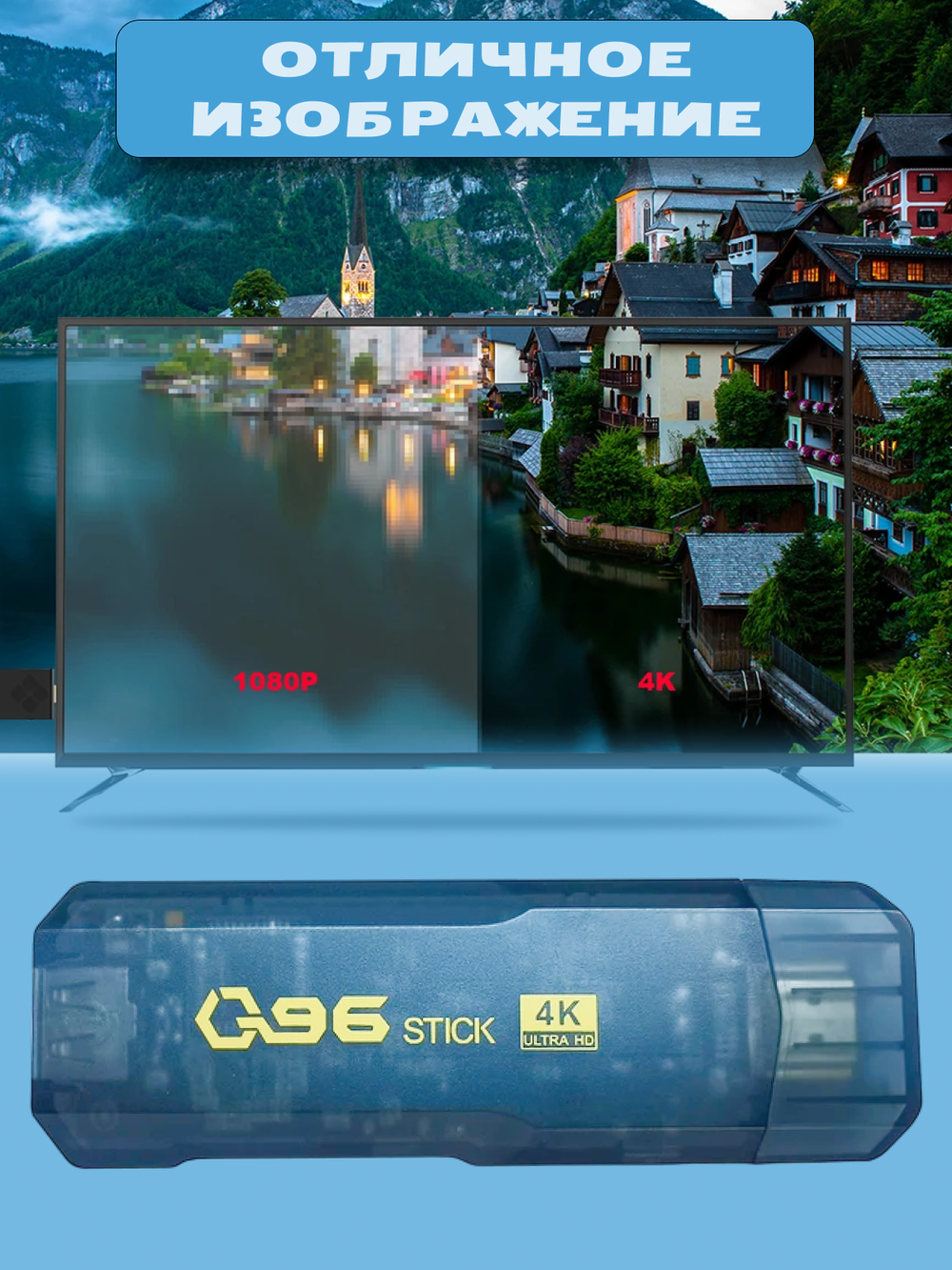 Смарт-приставка Benefit Q96 Android Tv 4K