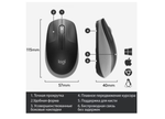Беспроводная мышь Logitech M190 серый, черный (3215516)