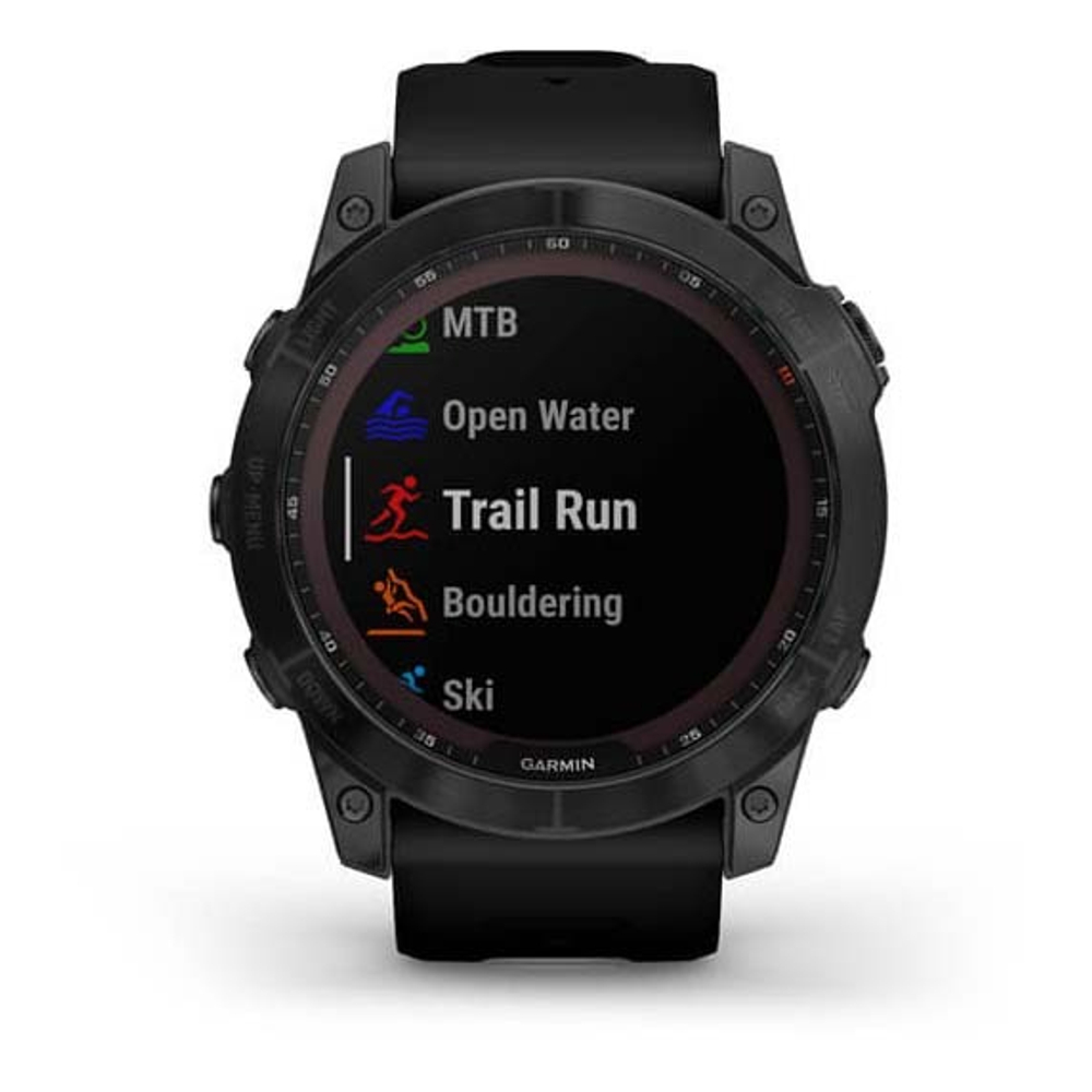 Умные часы Garmin Fenix 7X Sapphire Solar, черный