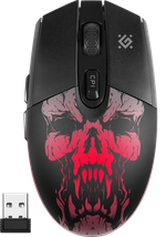 Беспроводная игровая мышь Defender BETA GM-707L черный