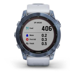 Умные часы Garmin Fenix 7X Sapphire Solar, голубой