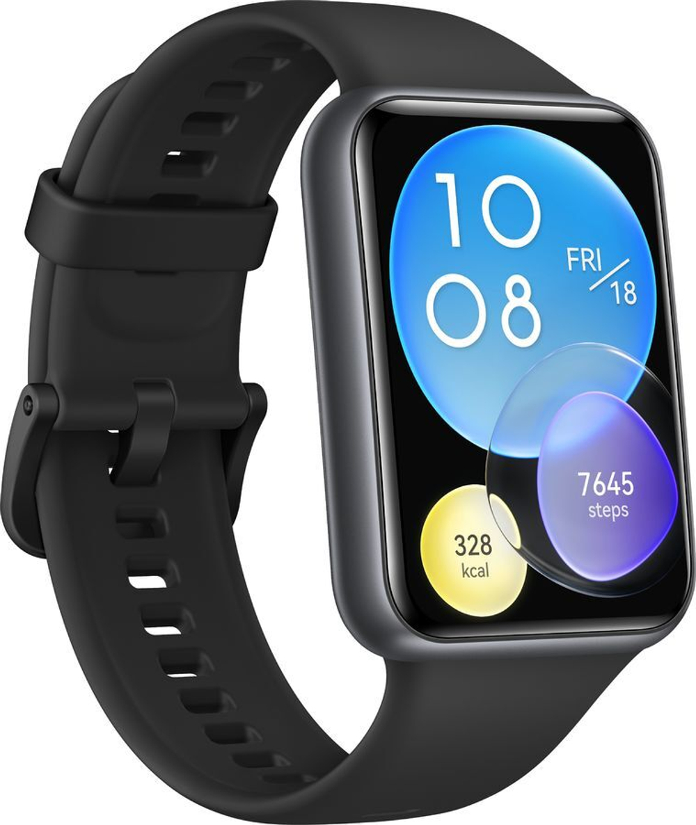 Смарт-часы Fit 2 Midnight Black Silicone Strap, YDA-B09S черный/черный