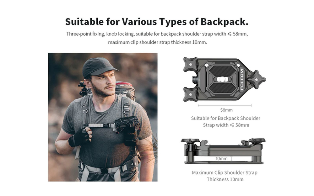 Крепление на ремень Ulanzi Falcam F38 Strap Clip