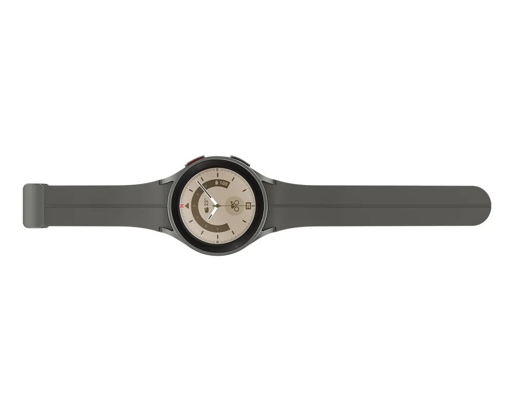 Смарт-часы Samsung Galaxy Watch 5 Pro (45мм) серый титан