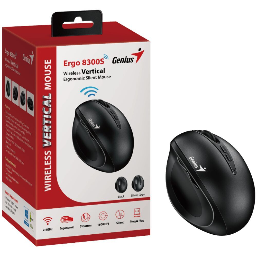 Беспроводная мышь Genius Ergo 8300S Black Wireless