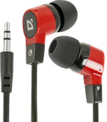 Наушники Defender Basic 619 Black/Red
