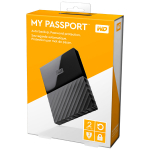 Внешний жесткий диск WD My Passport 2ТБ (WDBUAX0020BBK-EEUE)