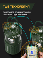 Портативная колонка NowGo F1 Global Black