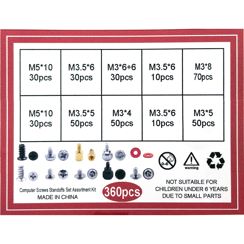 Комплект винтов для компьютера Espada MSK-360 Box