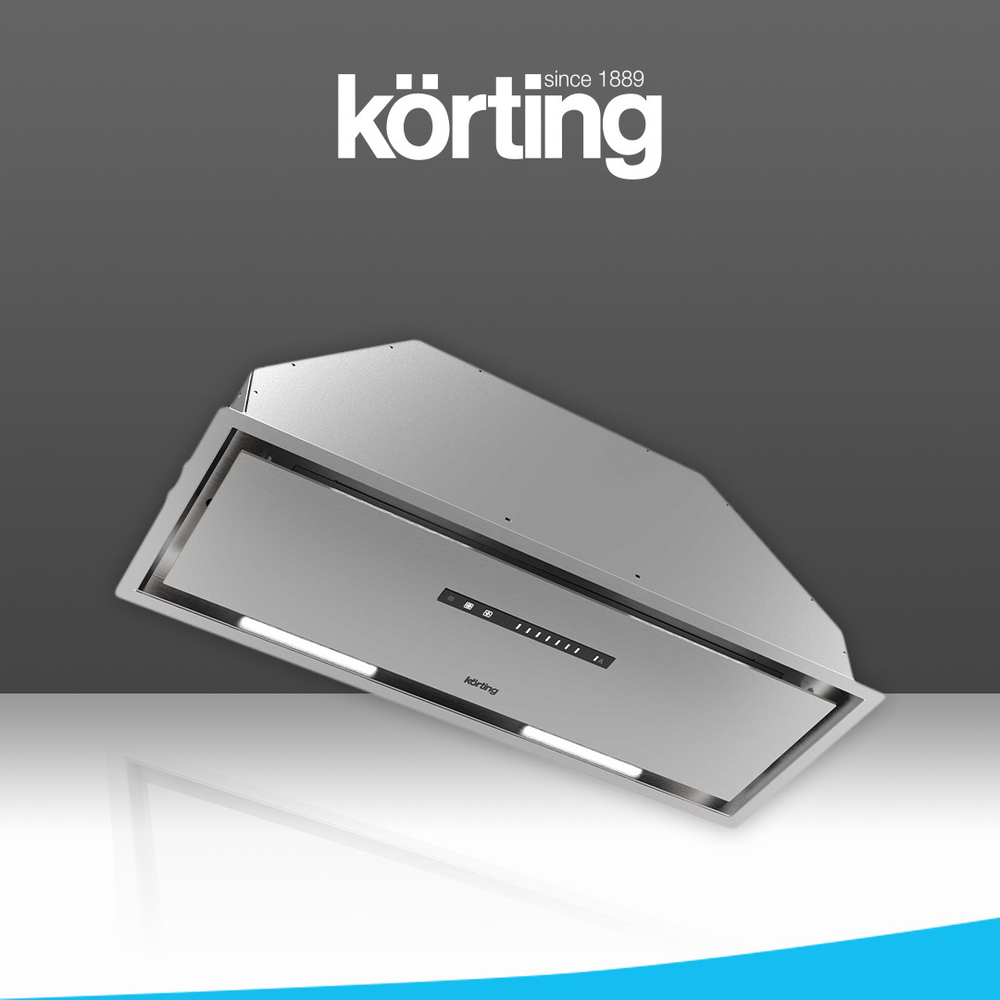 Вытяжка встраиваемая Korting KHI 9997 X серебристый