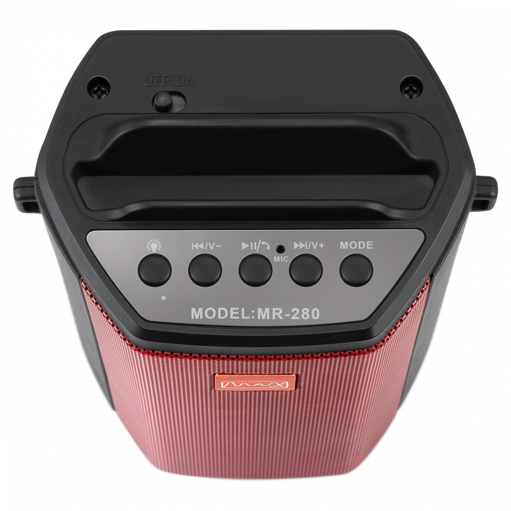 Портативная колонка MAX MR-280 Red
