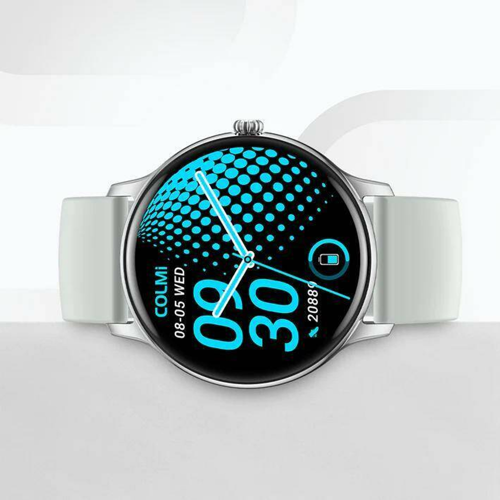 Смарт-часы i10 Silver Frame Grey Silicone Strap серебристый/серый (01-000i10010201060010)