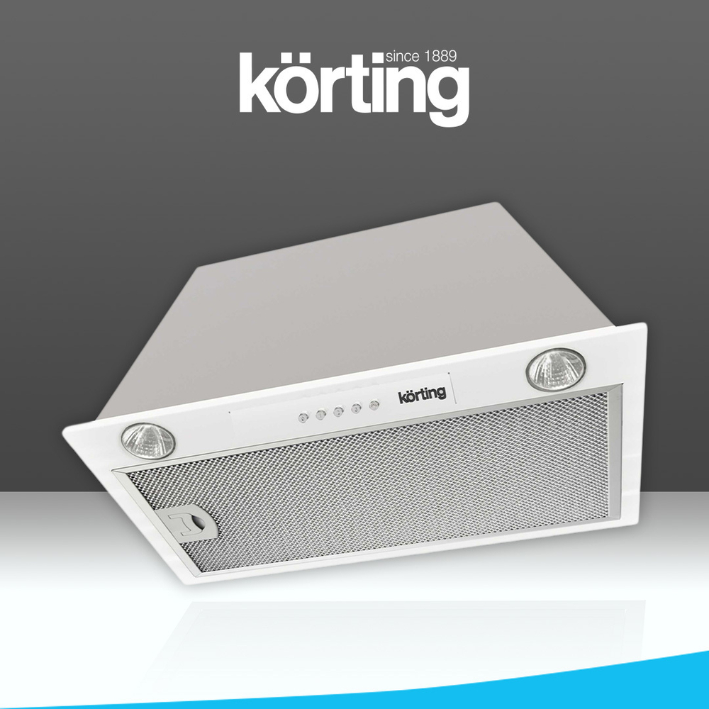 Вытяжка встраиваемая Korting KHI 6530 W белый