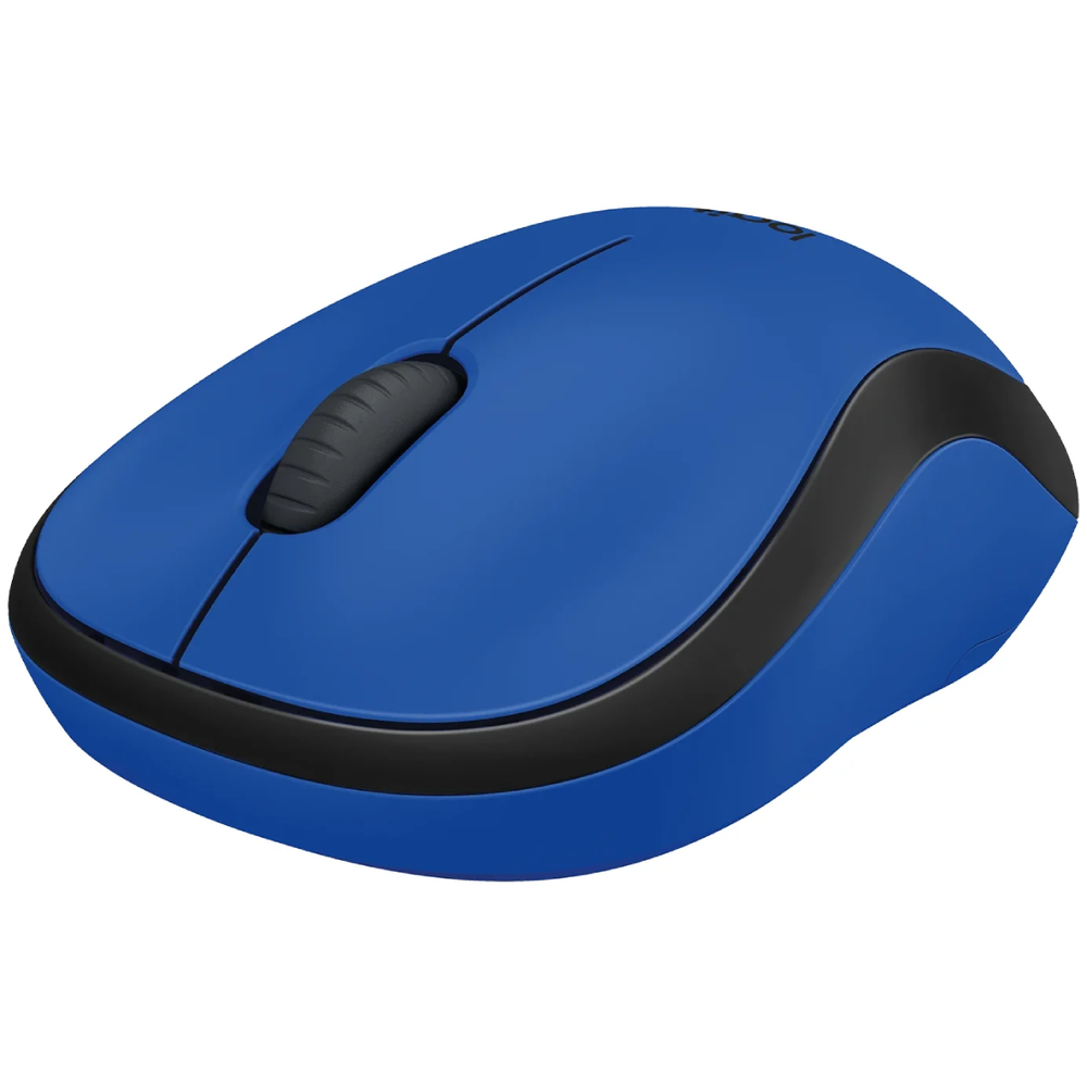 Беспроводная мышь Logitech M220 Silent синий, черный (910-004896)