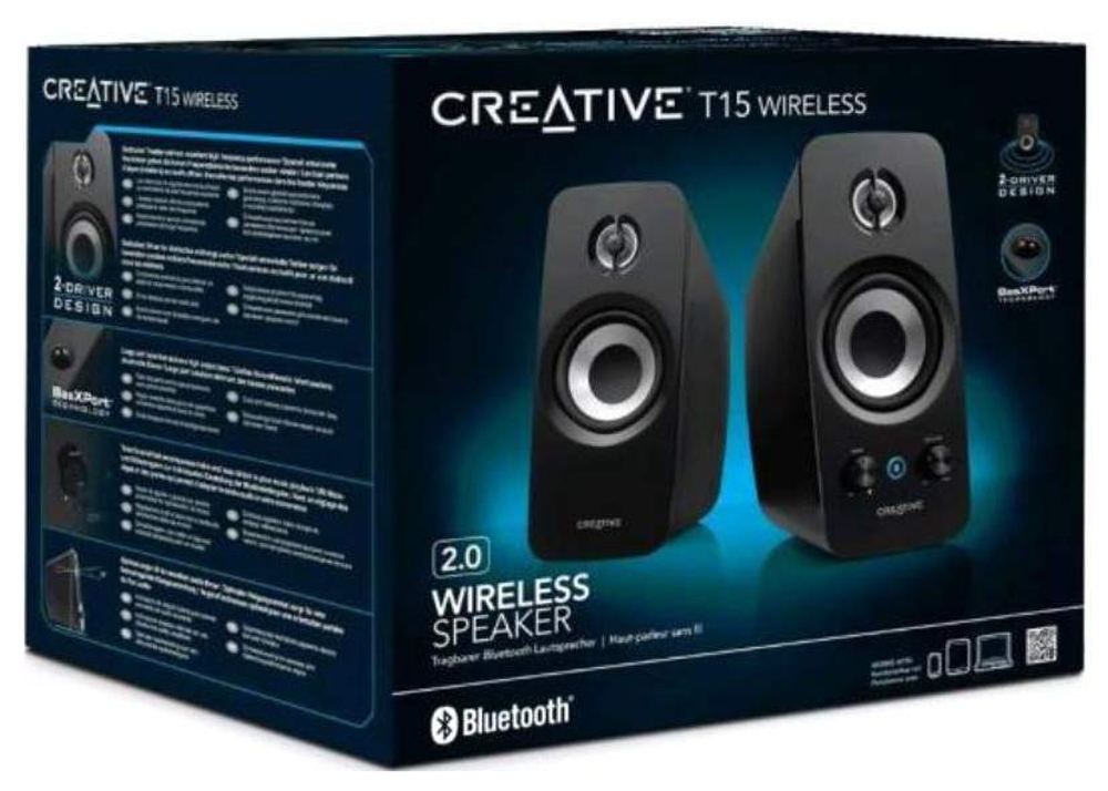 Колонки компьютерные Creative T15 Black (51MF1670AA000)