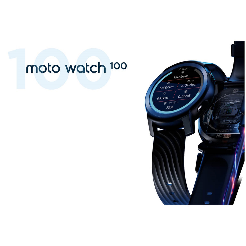 Смарт-часы Motorola Moto Watch 100 Phantom Black