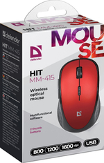 Беспроводная мышь Defender Hit MM-415 Red