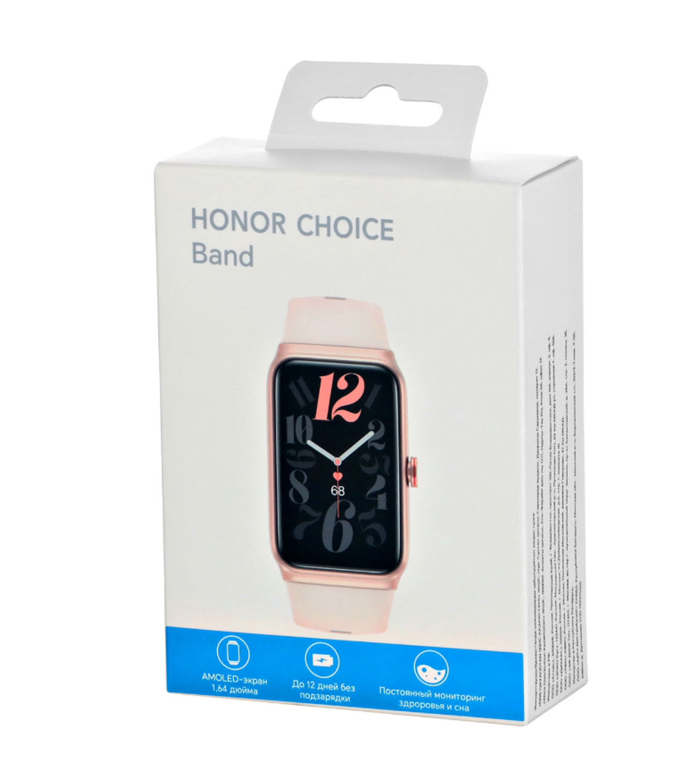 Смарт браслет Honor Choice Band, розовый (NAL-WB00)
