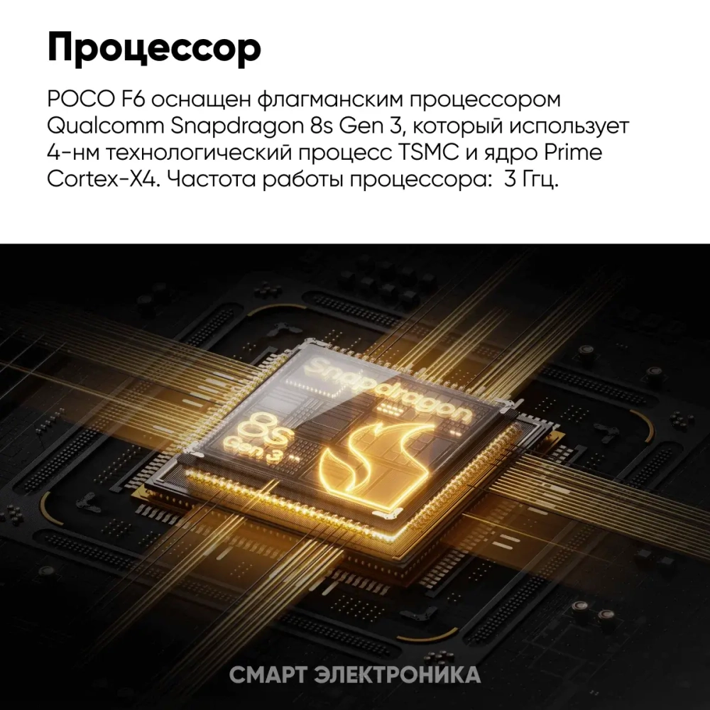 Смартфон POCO F6 8/256GB Green (852)