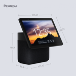 Умная колонка Яндекс Станция Дуо Макс с Алисой с Zigbee Black (YNDX-00055BLK)