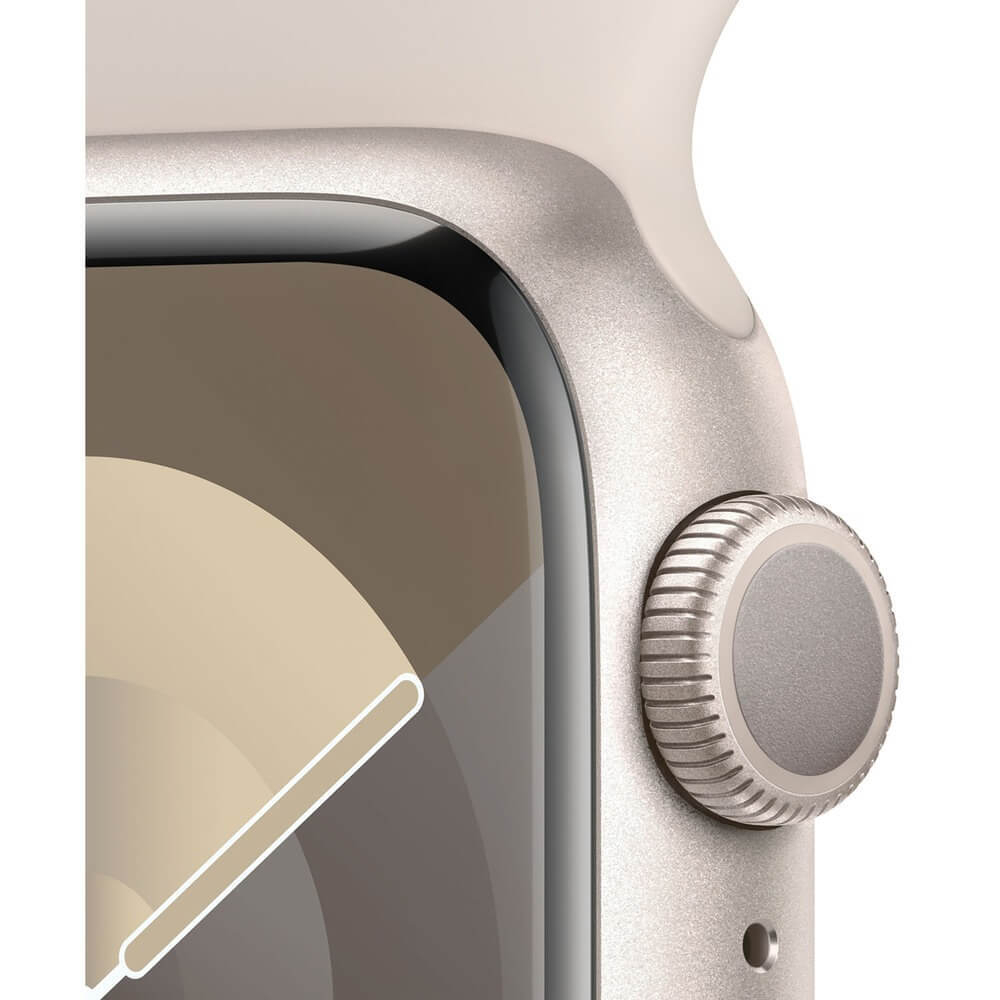 Смарт-часы Apple Watch Series 9 45 мм сияющая звезда M, L спортивный ремешок
