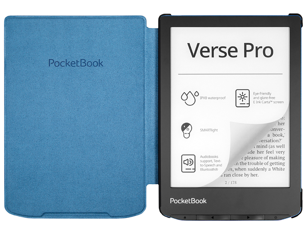 Электронная книга PocketBook 634 Verse Pro Azure с обложкой Blue / 57830